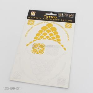 Popular Temporary Tattoos Gold Blocking Tattoo Sticker