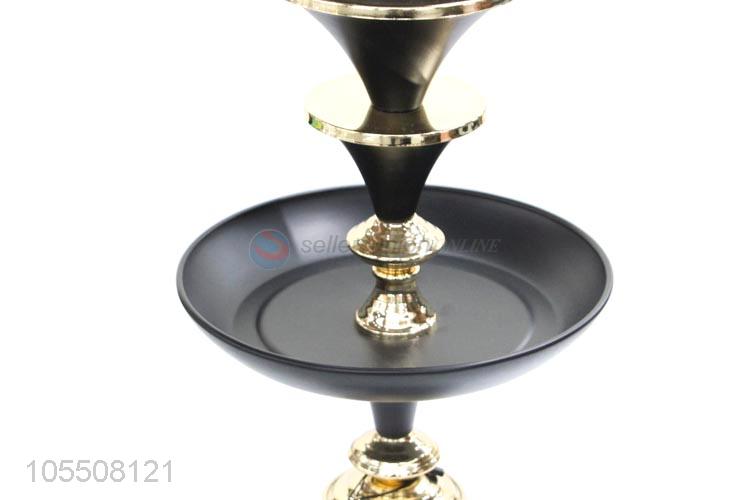 Wholesale home decor furnishing article iron candlestick