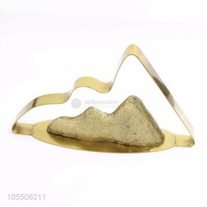 Professional factory supply mountain shape golden indoor decorative craft
