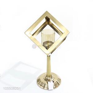 Wholesale home decor furnishing article fashion iron candlestick