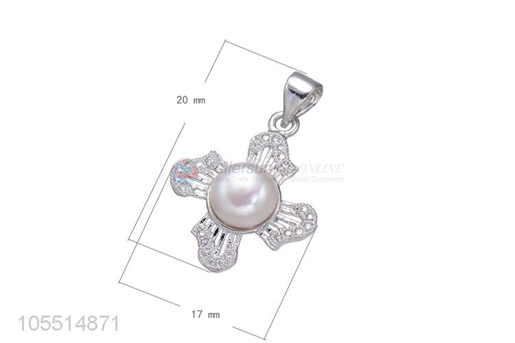 Newest Pearl Flower Shape Pendant DIY Jewelry Accessories