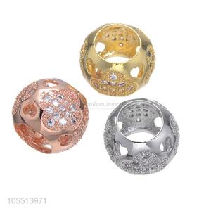 Modern Style Bracelet Charm Beads Jewelry Diamond Hole Spacer Bead