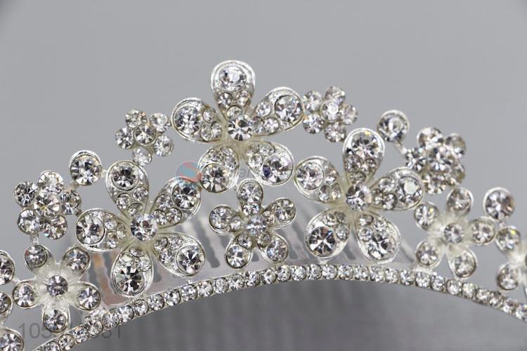 Hot Selling Fashion Rhinestone Crystal Wedding Tiara Bride Crown