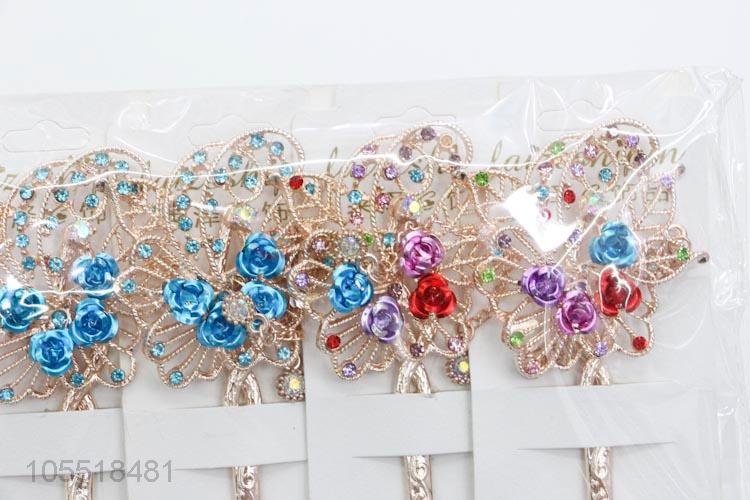 Factory Wholesale Hair Accessories Vintage Flower Hairpin