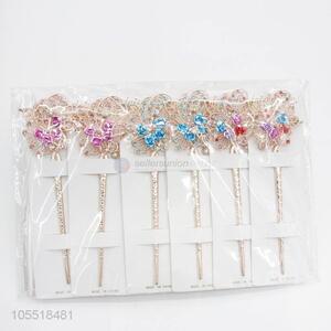 Factory Wholesale Hair Accessories Vintage Flower Hairpin