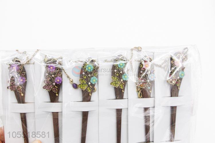 Recent Design Shell Flower Hair Accessories Hairpin Wooden Hairpin