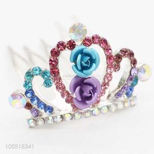 Lowest Price Vintage Multi-color Rhinestone Bridal Tiara