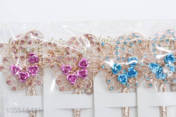 Factory Wholesale Hair Accessories Vintage Flower Hairpin