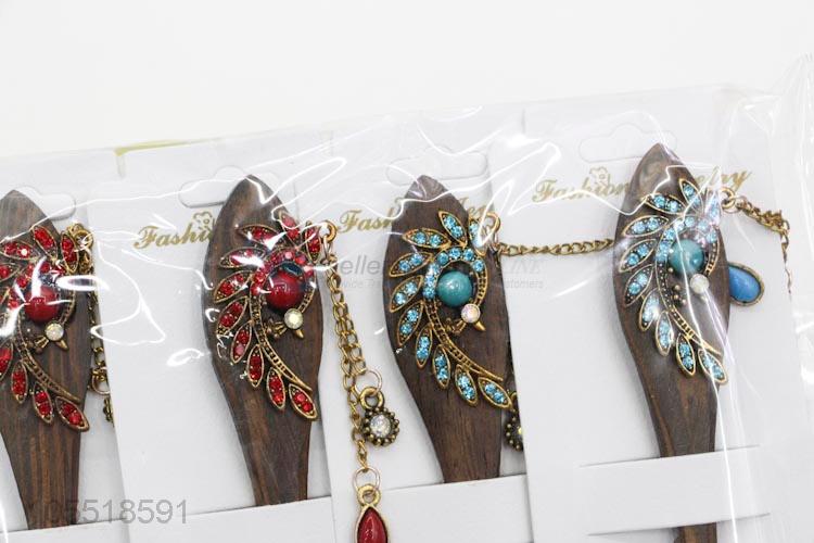 Fancy Design Ancient Costume Hanfu Wooden Hairpin