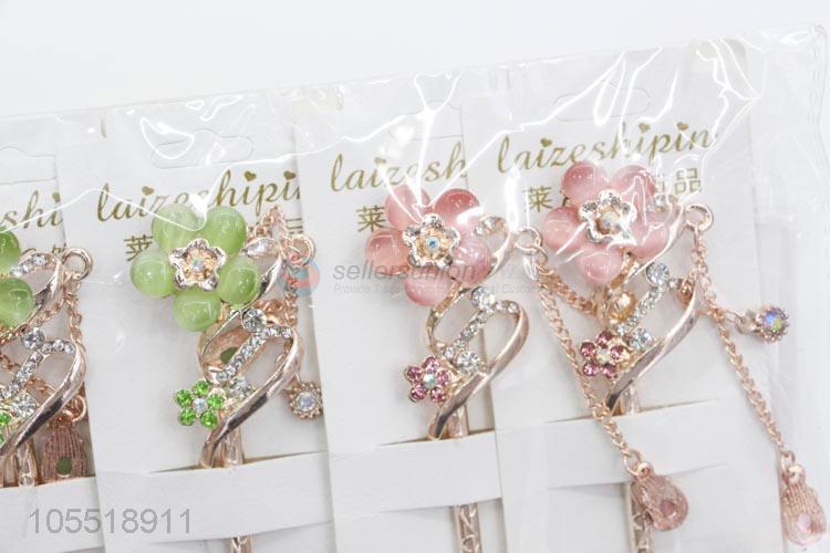 Cheap Professional Alloy Bridesmaid Wedding Flower Hairpins Princess Match