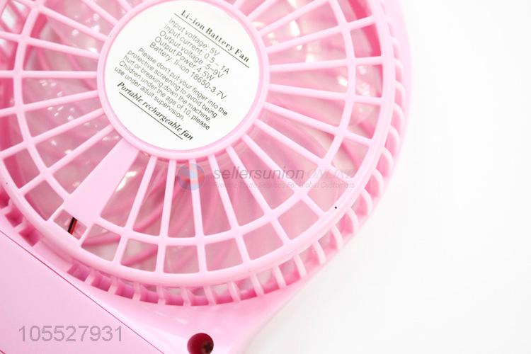 High Quality Battery Rechargeable Handheld Fan Portable Cooler Cooling