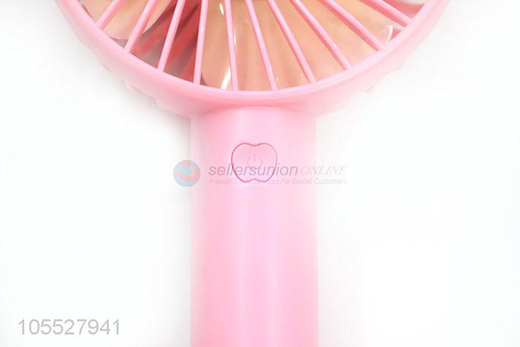 Top Quanlity Pink USB Charging Mini Fan for Outdoor Office