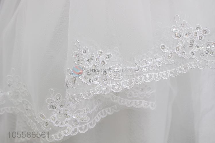 Hot Selling Beautiful White Wedding Bridal Veil