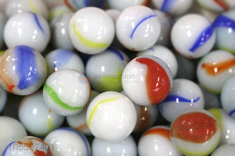 Fashion Design Cream Glass Ball Toy Marbles Ball