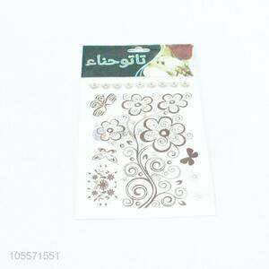 Popular Flower Pattern Tattoo Sticker for Sale