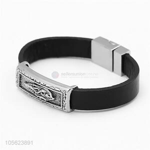 Wholesale Retro Punk Bracelet Fashion Leather Bangle