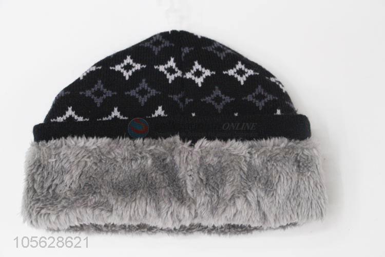 Wholesale Acrylic Knitted Cap Fashion Man'S Beanie Cap