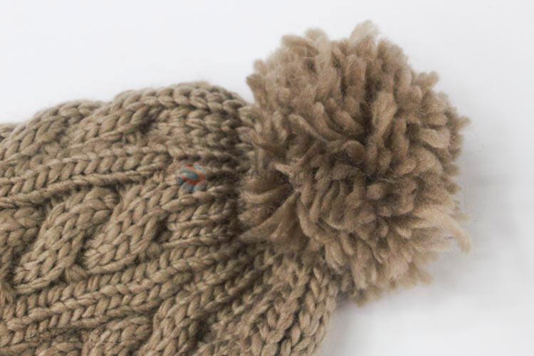 Best Quality Knitted Warm Cap Fashion Ladies Hat