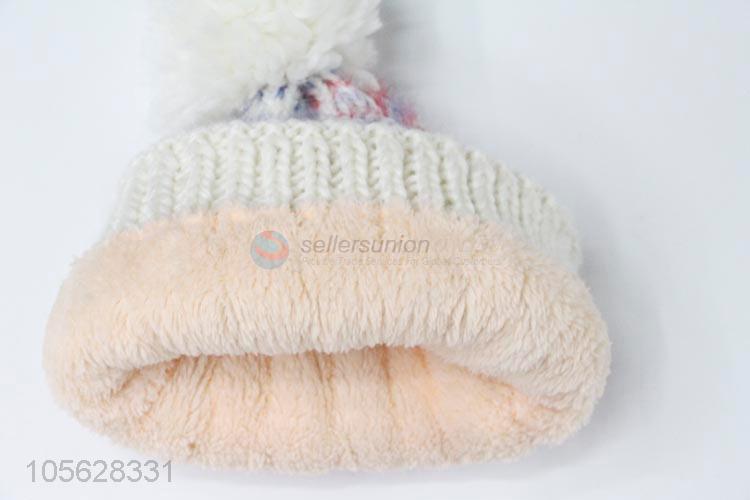 Good Quality Winter Warm Pompon Beanies Caps