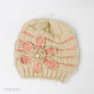 Creative Flower Pattern Knitted Beanies Cap