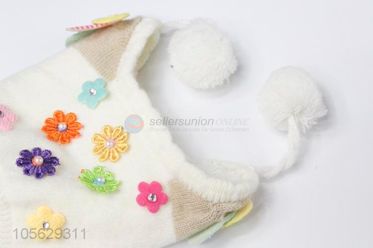 Creative Design Baby Knitted Earmuffs Hat Warm Cap