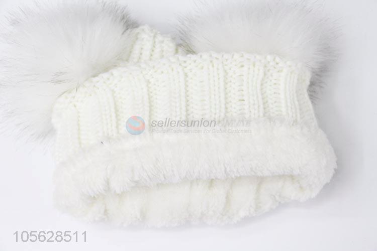 Hot Sale Winter Warm Hat Ladies Knitted Cap