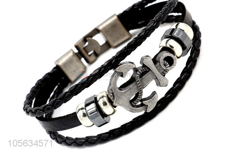 Wholesale new mens retro handmade bracelets hand braided bracelet