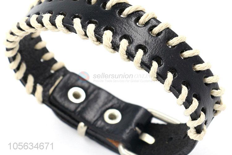 Made in China mens retro handmade bracelets hand braided bracelet