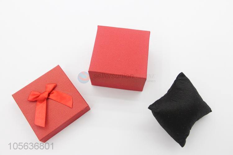 High-grade small printed paper gift box with pillow