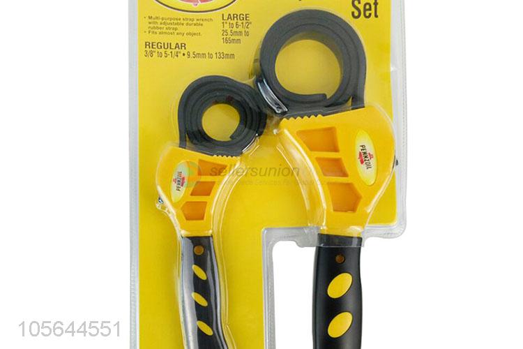 New Design 2 Pieces Rubber Automotive Oil Filter Strap Wrench