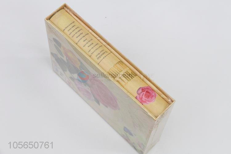 Eco-friendly Flower Pattern Cover Plastic Photo Collection Album