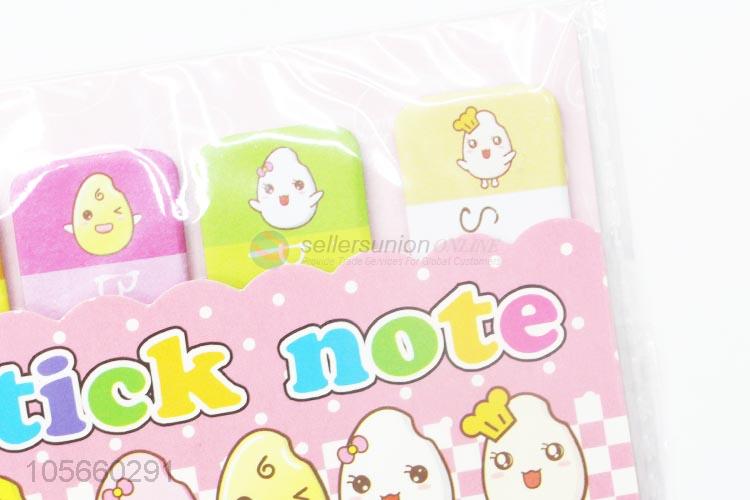 Factory Promotional Mini Lovely Kawaii Cartoon School Supplies 100pcs Note Paper Stickers