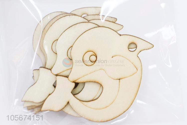 Cute Dolphin Design Wooden Embellishments Sheets Fashion Decoration