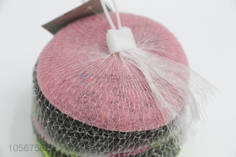 China factory custom kitchen supplies steel wire ball with cleaning cloth