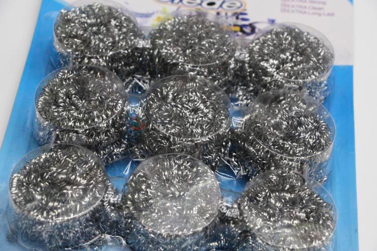 Factory promotional customized kitchen cleaning stainless steel wire clean ball