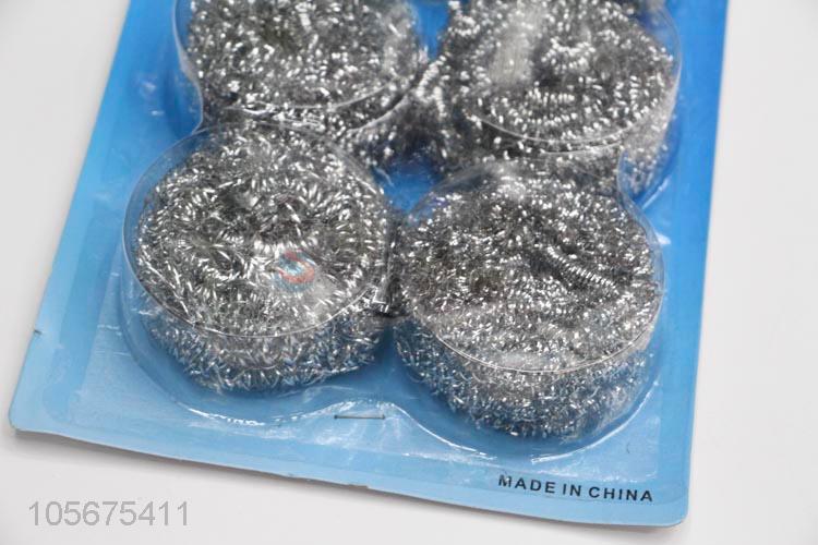 Low price galvanized stainless steel cleaning ball/wire scourer