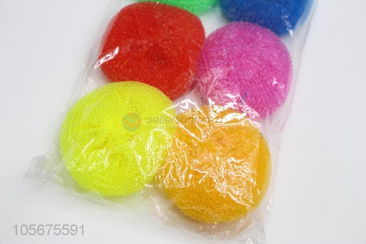 Direct factory supply strongly removal dish washing kitchen plastic mesh cleaning balls