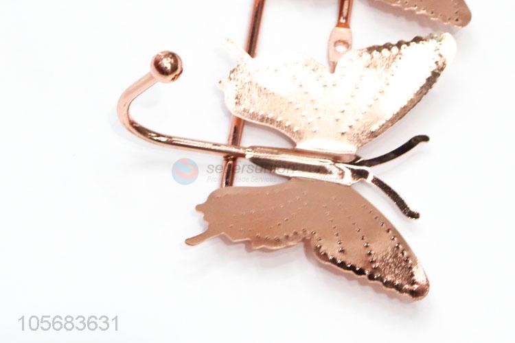 Fashion Butterfly Shape Wall Hook Decorative Coat Hook