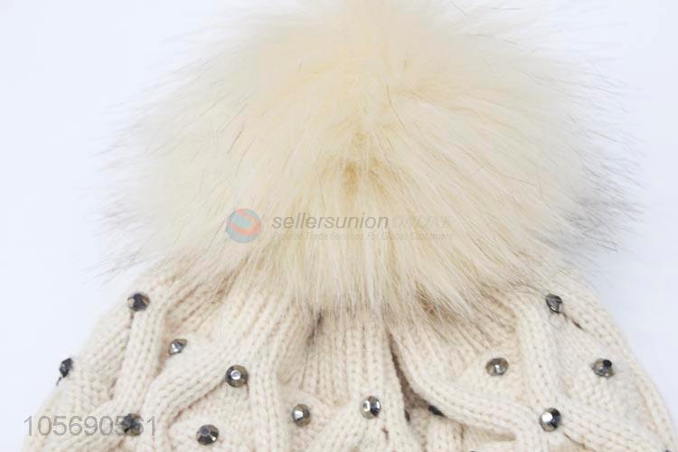 New Products Winter Warm Knitting Hat for Woman