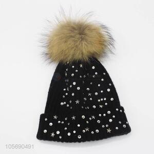 Very Popular Black Winter Warm Knitting Hat