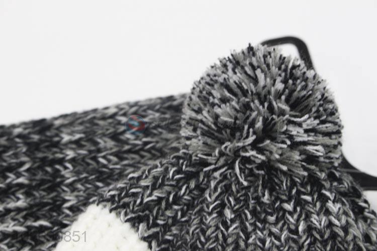 Hot Selling Knitting Winter Warm Scarf and Hatfor Children