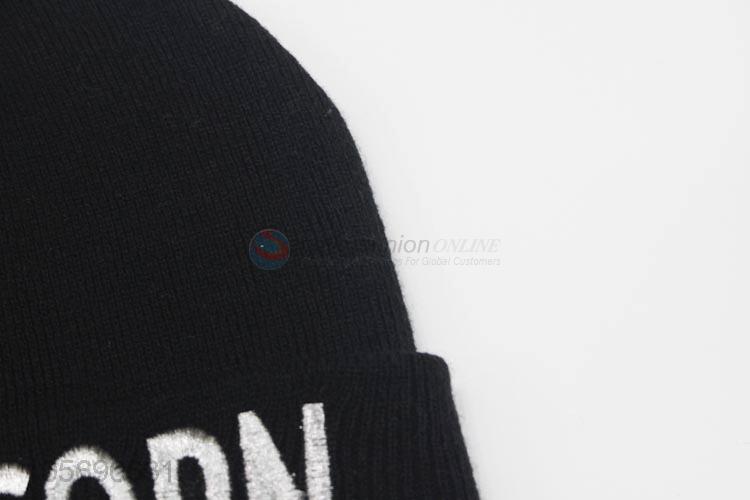 Durable Embroidery Winter Warm Knitting Hat