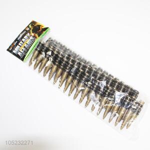 Hot Sale 72pcs Plastic Bullets Belt Festival Decorations