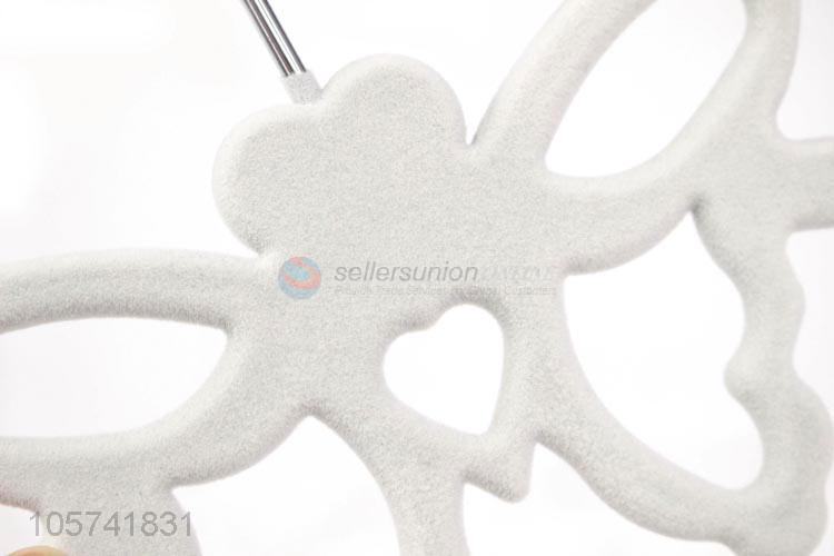 Promotional household products non-slip pile coating clothes hanger