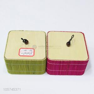 Professional suppliers bamboo woven curtain wooden jewelery box