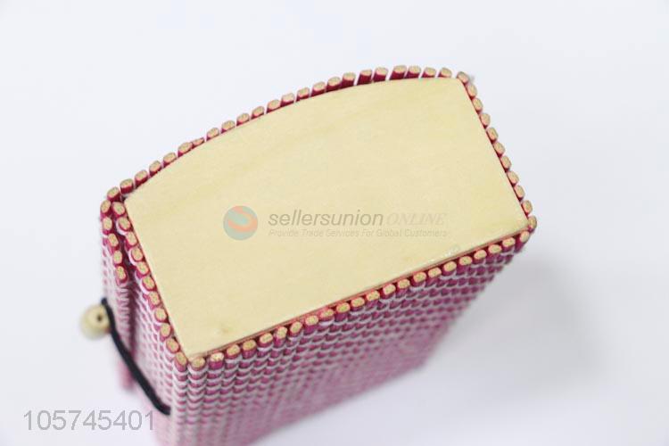 Customized cheap bamboo curtain wooden jewelry box/case