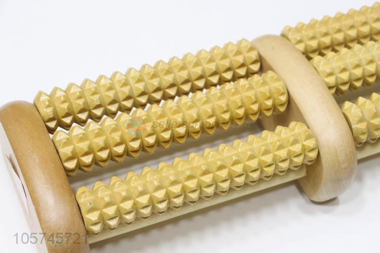 Excellent quality cheap wooden pedicure foot roller massager