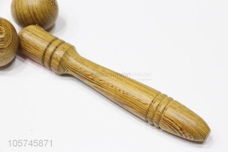 Popular design wooden facial massage roller massage stick