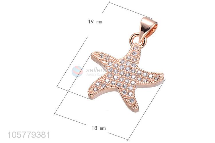 Wholesale Starfish Shape Necklace Pendant Fashion Jewelry