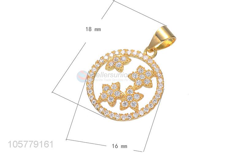 Elegant Inlay Zircon Necklace Pendant Fashion Accessories